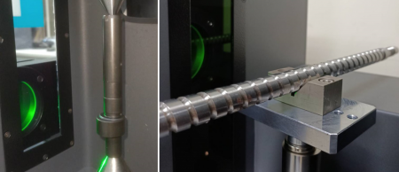 專門產業製品之自動量測 - 特殊柱狀件可精密而快速完成量測,適用於車間即製造即量測,符合全檢量測需求。