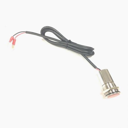 Cablaggio interruttore a pulsante metallico per contatore di automazione