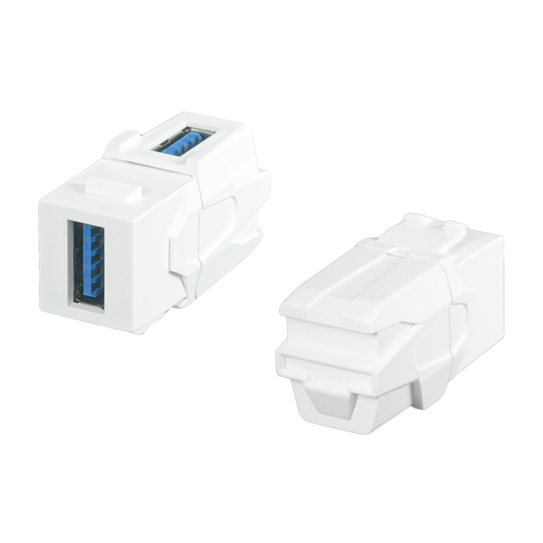 Vertical Type 90° USB 2.0 / 3.0 Coupler