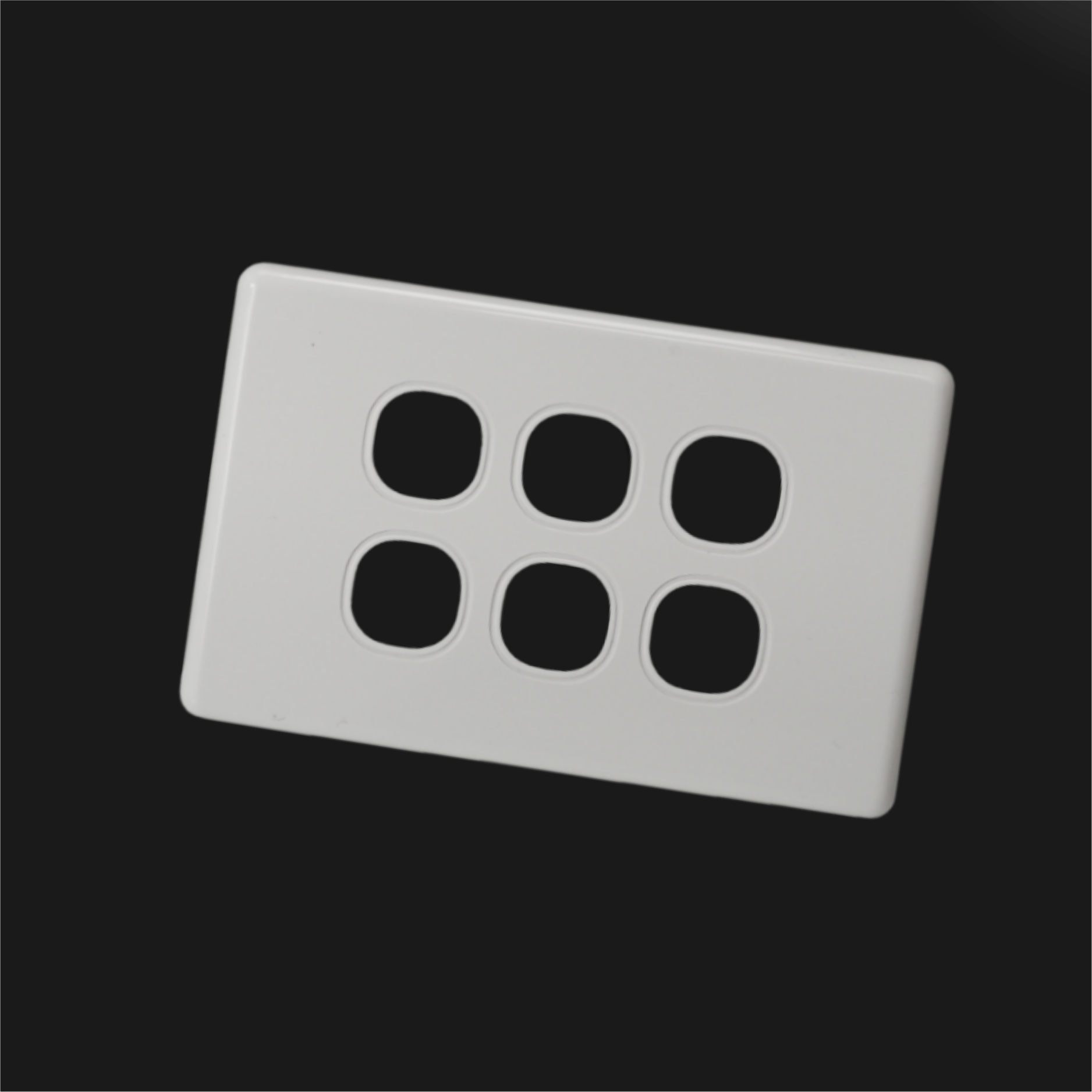 AUS Glossy Clipsal-Slot (1/2/3/4/6-Port), 2-Piece Design