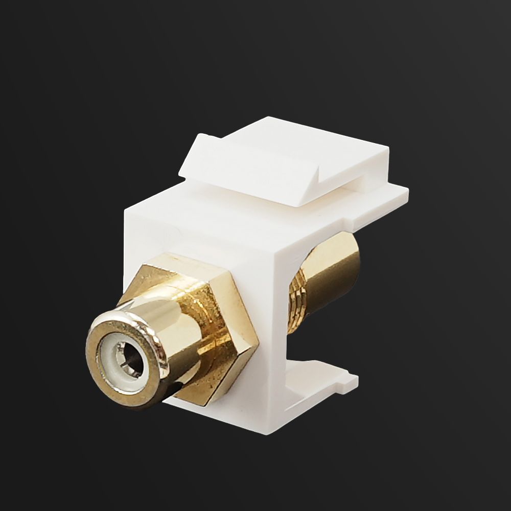 Quick-Snap Bezel, RCA Audio White