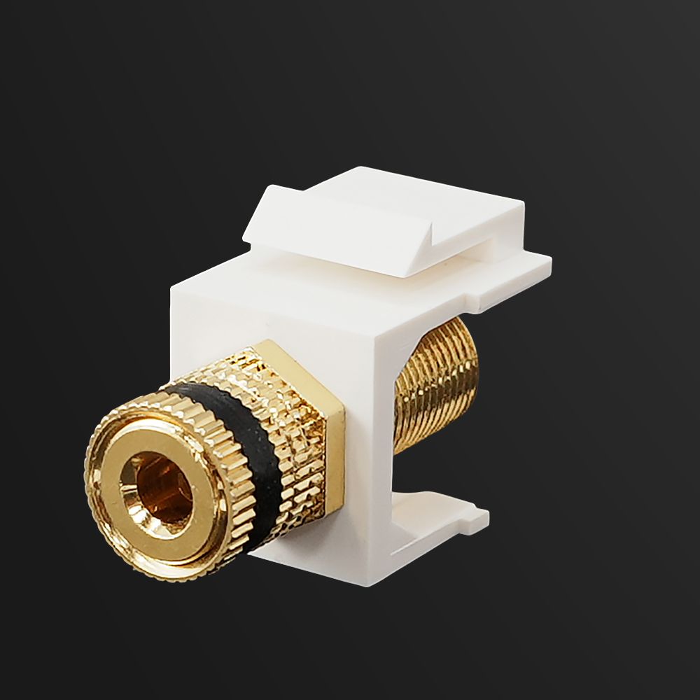 Quick-Snap Bezel, Binding Post-Black