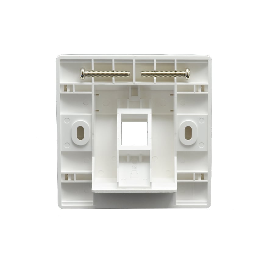 Angled Faceplate with Label & Door | Leading Manufacturer of RJ45 ...