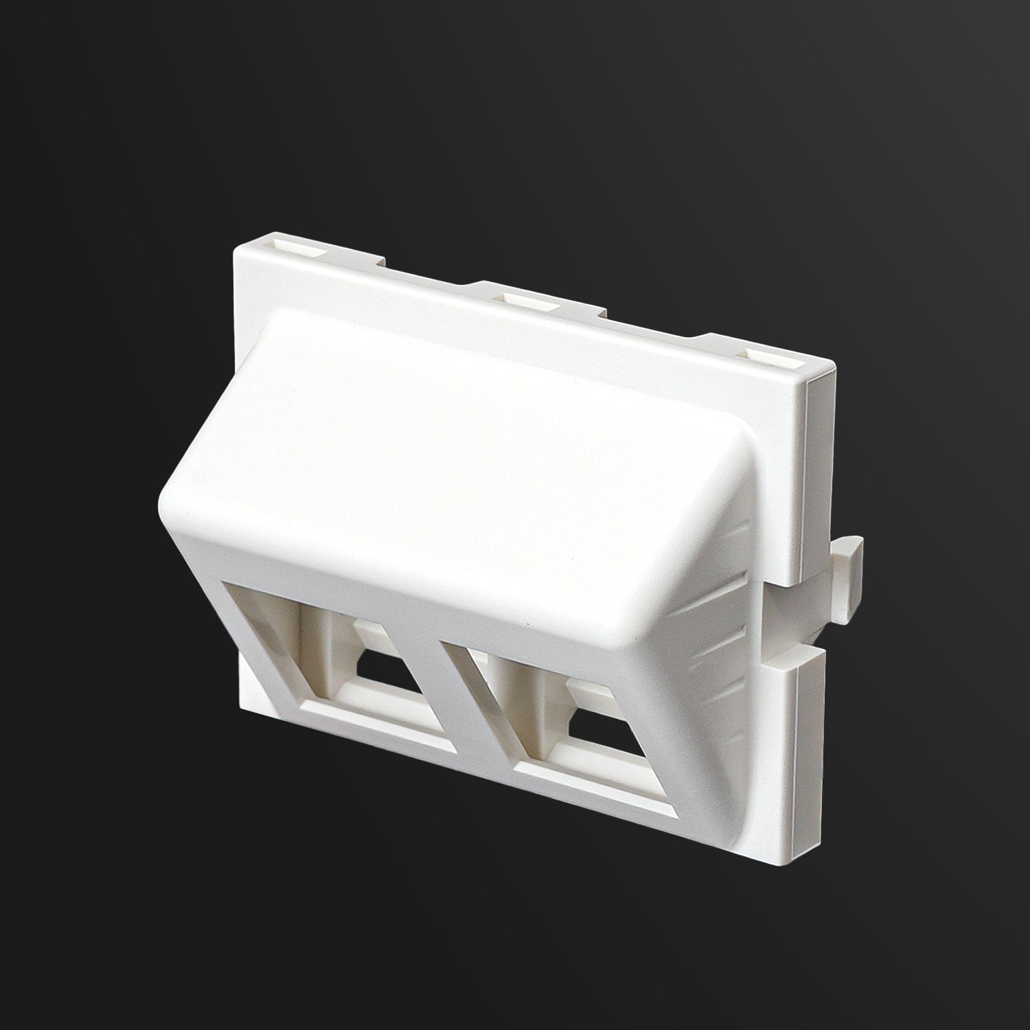 Sub-Insert 1.5P, Angled 1-Port / 2-Port, 37.5x50mm