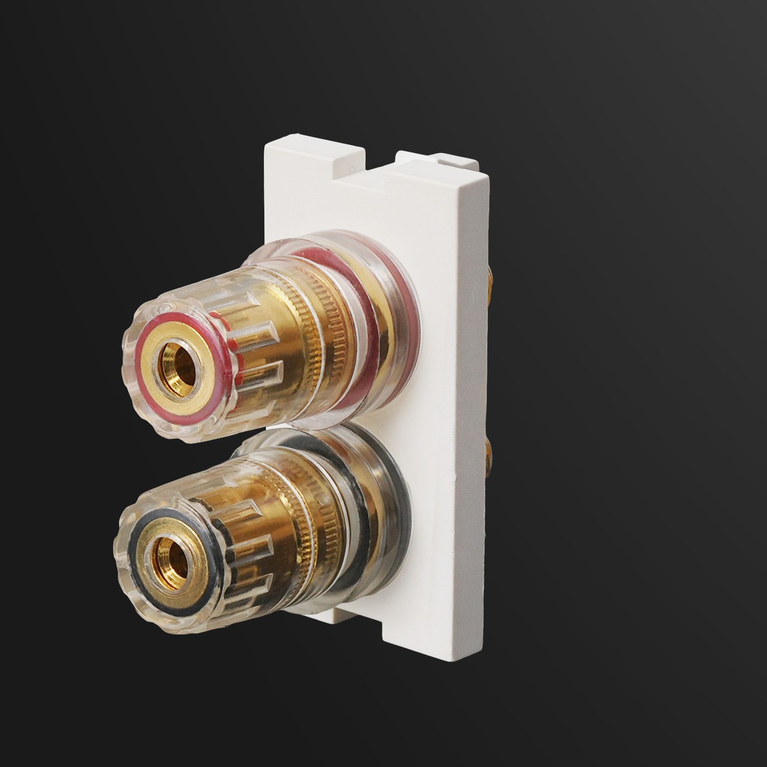 Sub-Insert 1P, Binding Post Solder Type, 25x50mm