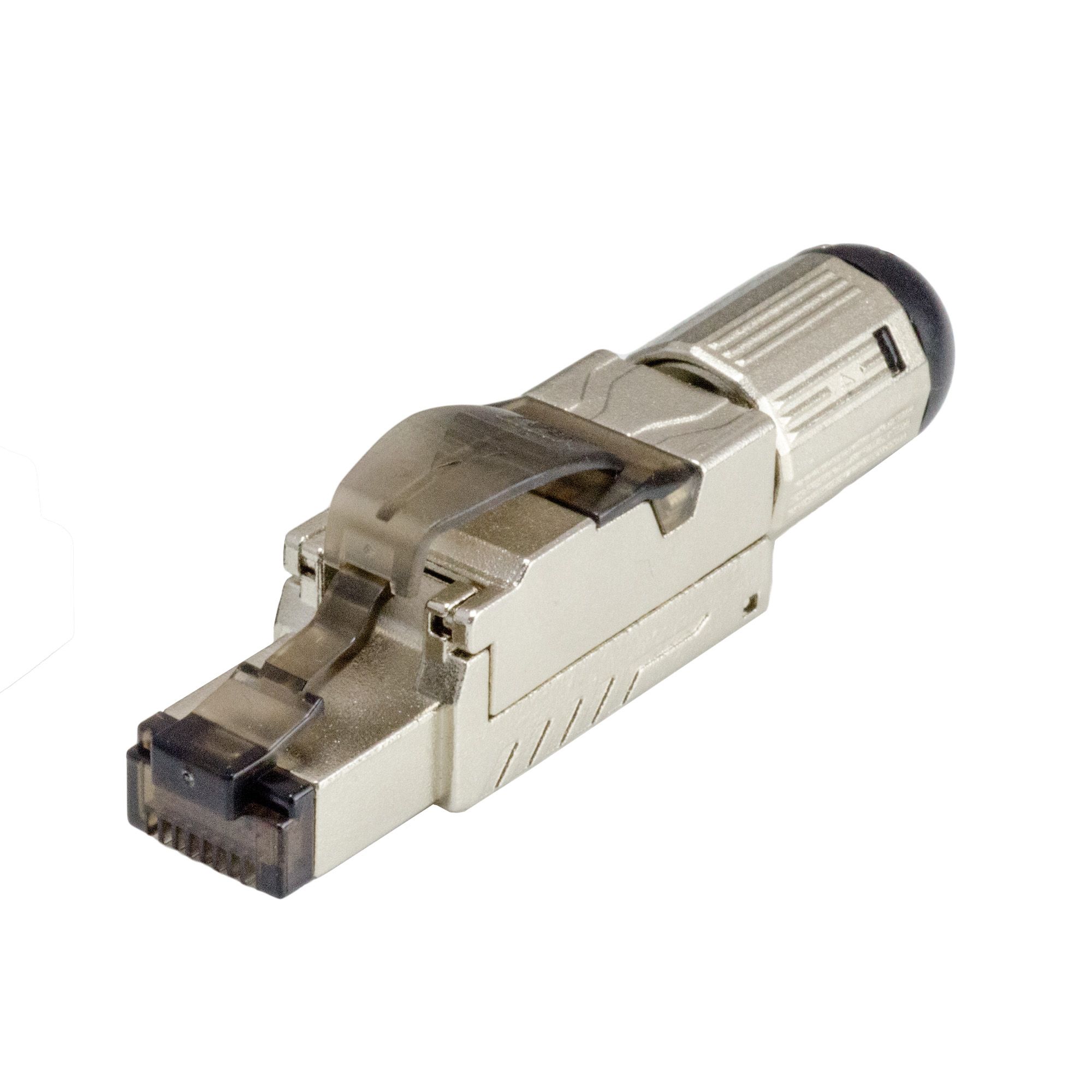 Cat 8.1 Die-Cast Field Termination Plug for Patch Cord Use