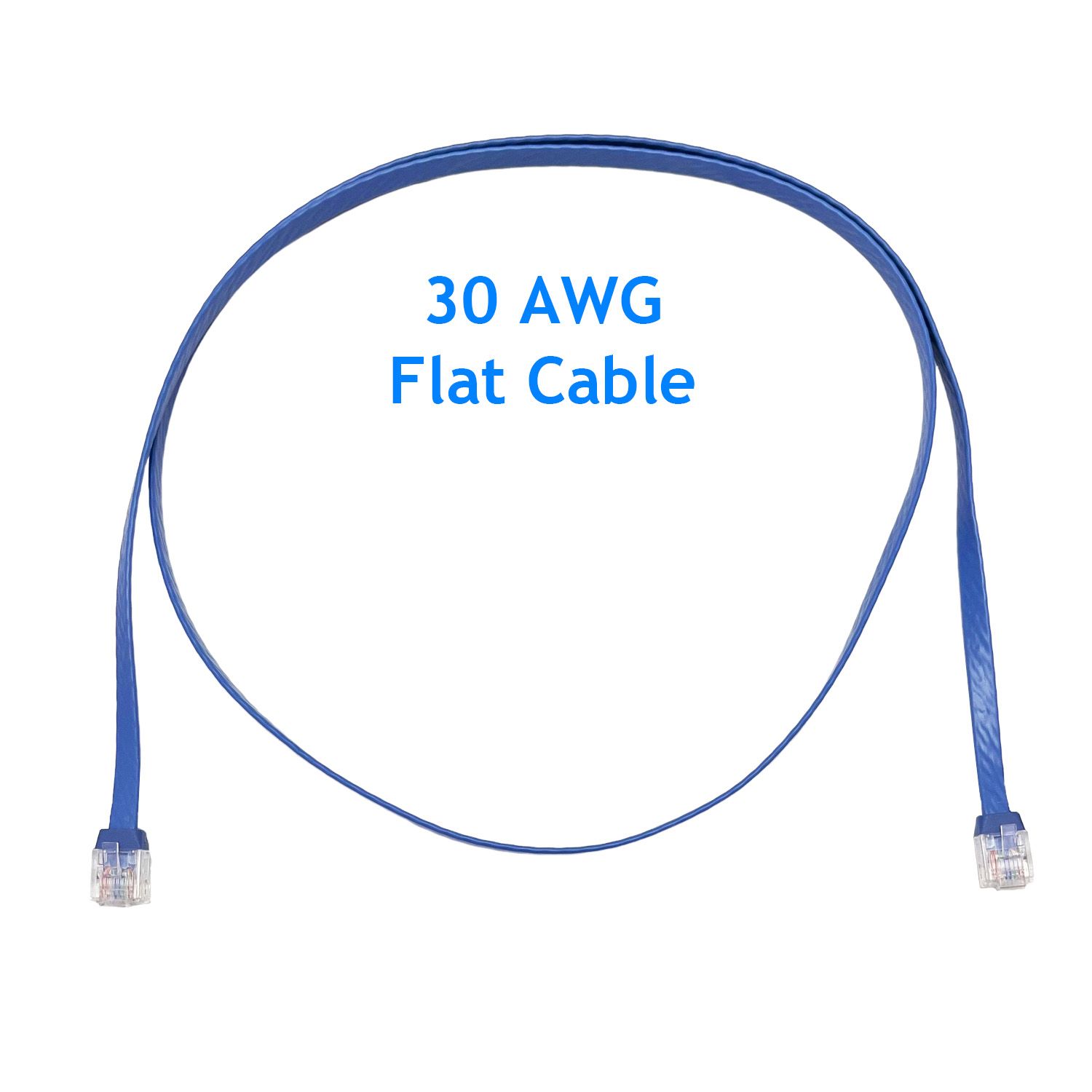 Flat Cord (Short) |PU6509813 (Cat 6 30AWG) – HCI