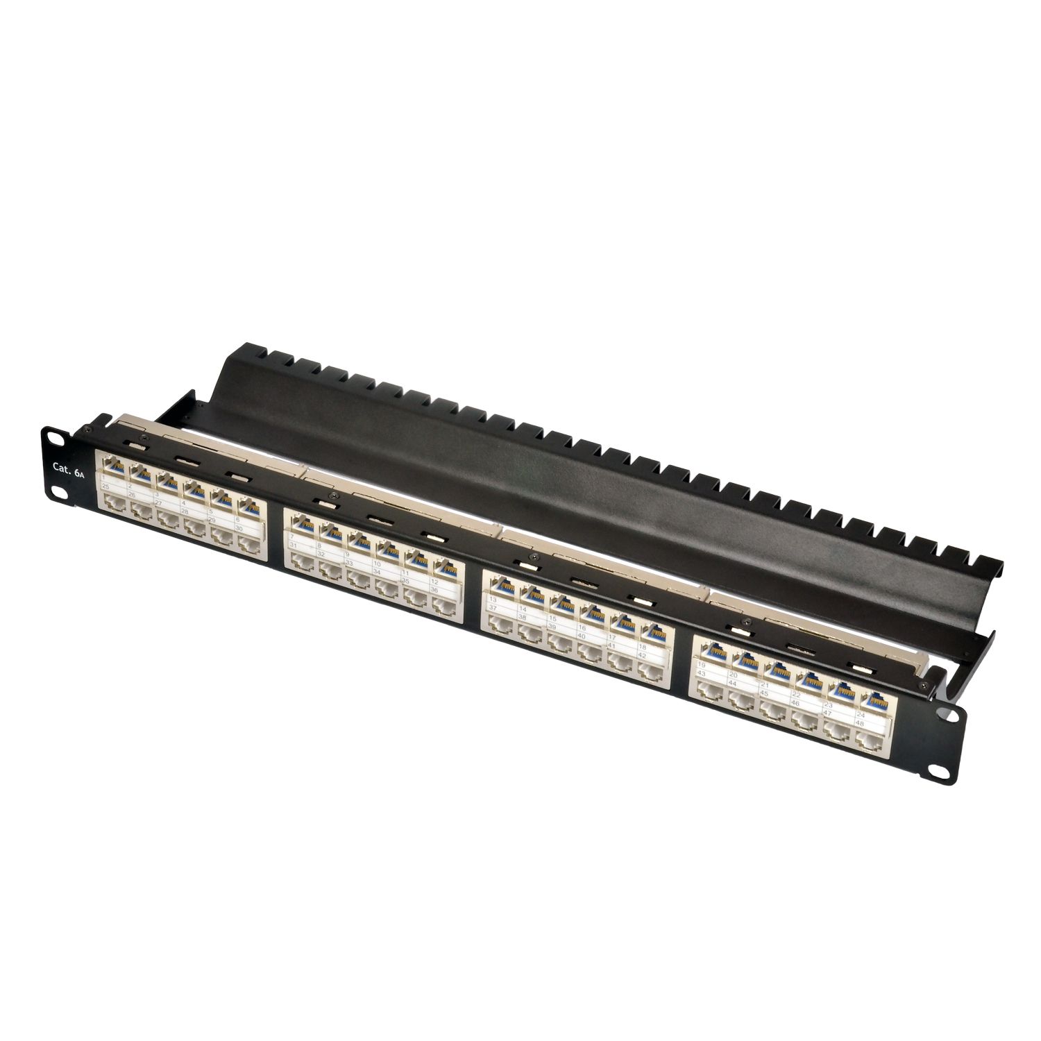 48-port in 1U Double-Shielded Feed-Through