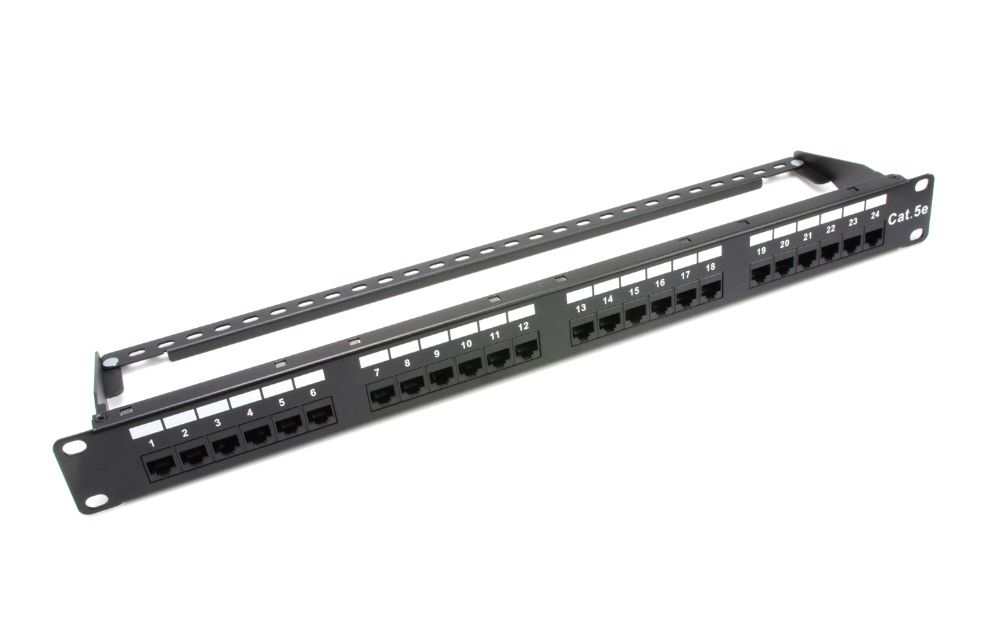 Modular Type - 1U 24-Port UTP Modular Patch Panel