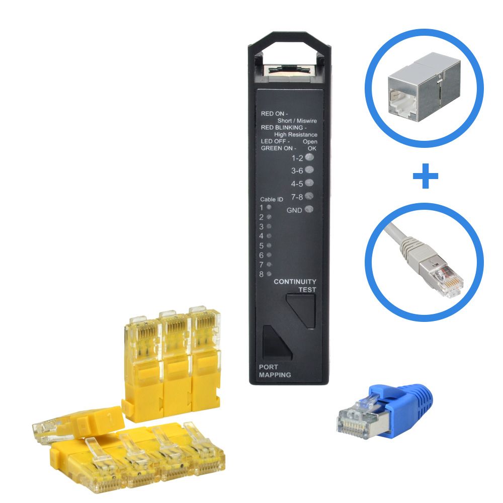 2-in-1 Port Mapping/Continuity Cable Tester