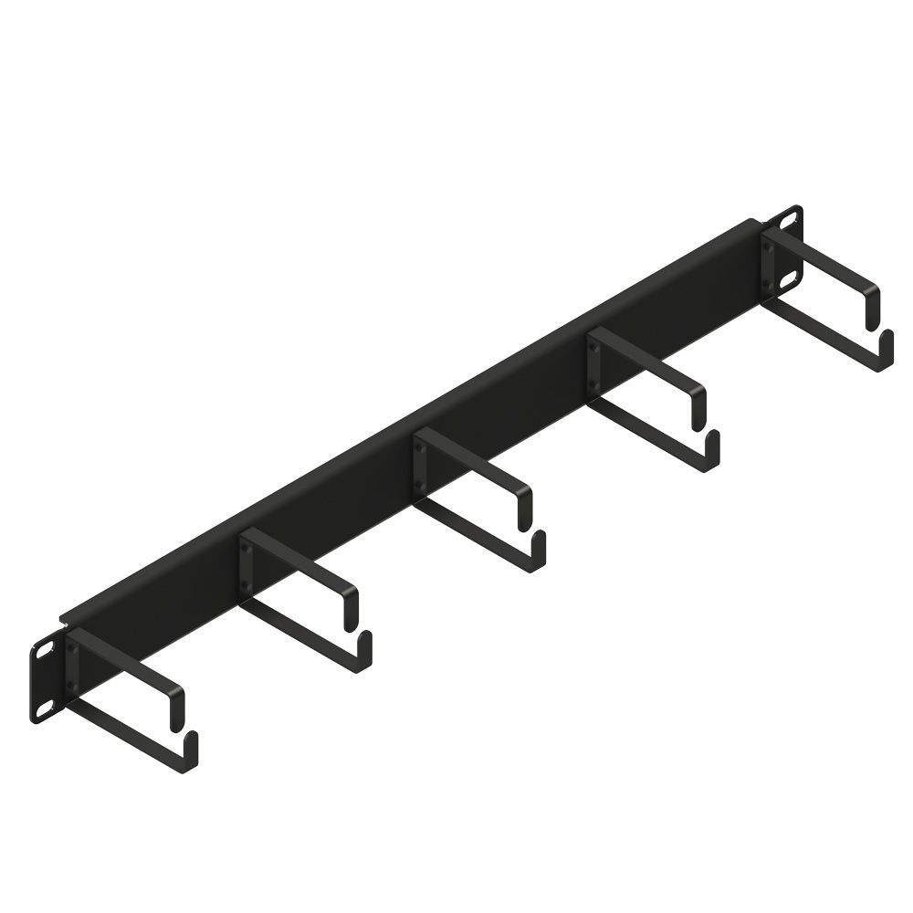 1U panel hole with 5 metal hangers