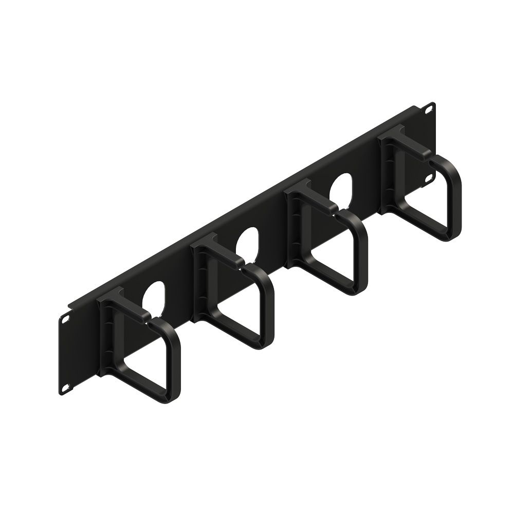 2U panel hole with 4 hangers