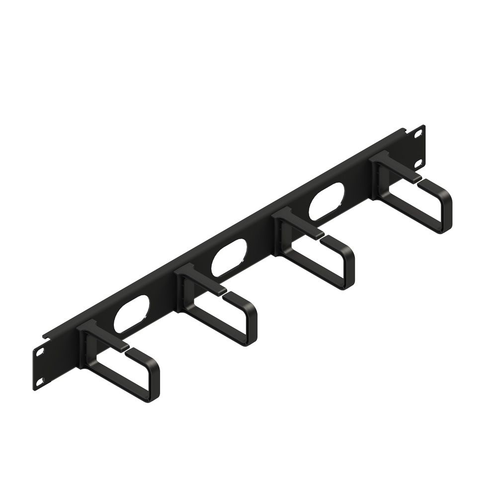 1U panel hole with 4 hangers