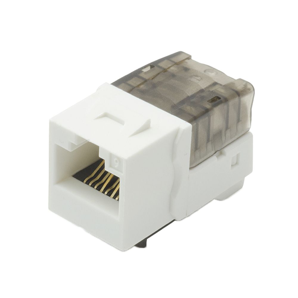 Cat 6 90° UTP Punchdown Keystone Jack