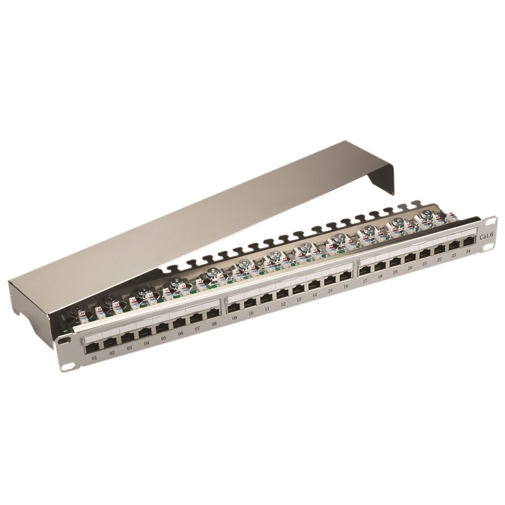 0.5U 24-Port High Density STP Modular Patch Panel