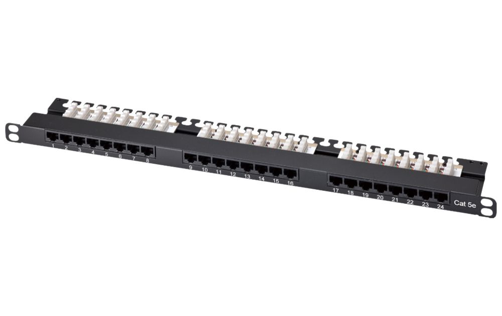 0.5U-24P - 0.5U 24-Port High Density UTP Modular Patch Panel