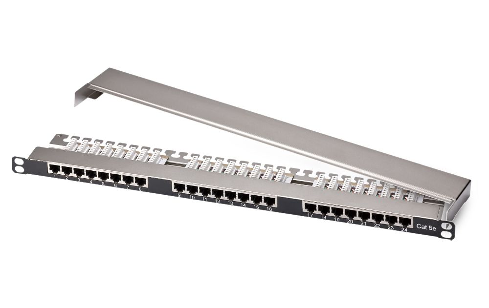 0.5U-24P - 0.5U 24-Port High Density STP Modular Patch Panel