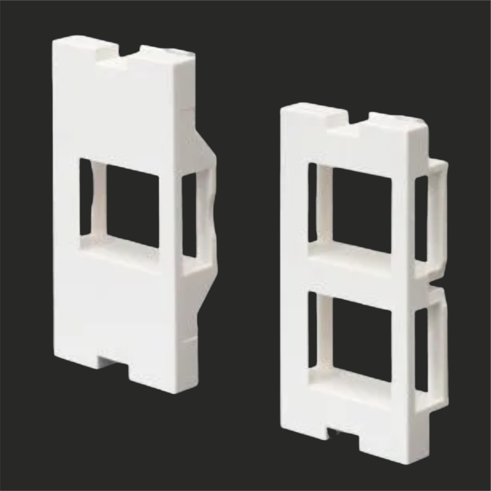 Sub-Insert 1P, 1-Port / 2-Port, 25x50mm