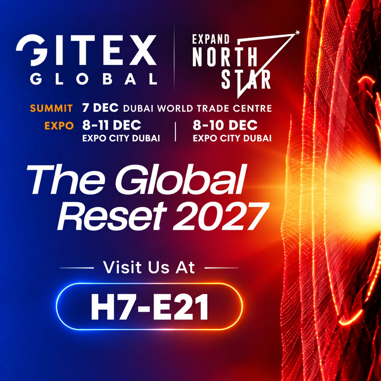 Meet HCI at GITEX GLOBAL 2026 — Booth H7-E21, Hall 7 - HCI at Gitex Global 2026