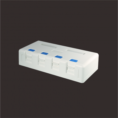 4-Port - 4-Port Surface Mount Box with Door