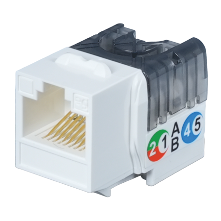 Thành phần TIA C5e - Jack Keystone 90˚ Được Đánh Giá Thành Phần Cat 5e Không Bọc