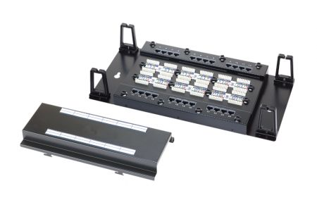 Wall Mount-24P - Wall Mount Moludar Type 24-Port UTP Modular Patch Panel