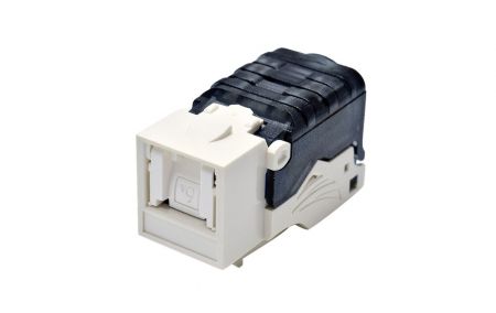 Toolless w/Shutter - Unshielded Component-Rated Shuttered Toolless Keystone Jack