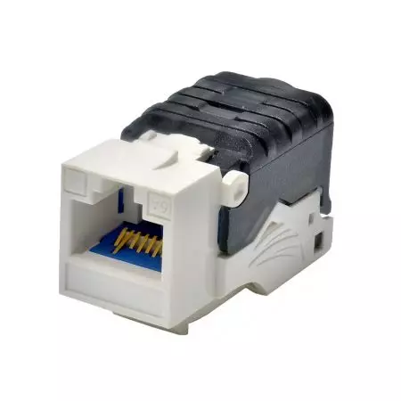 Category 6A - Unshielded TIA Cat 6A Component-Rated Toolless Keystone Jack