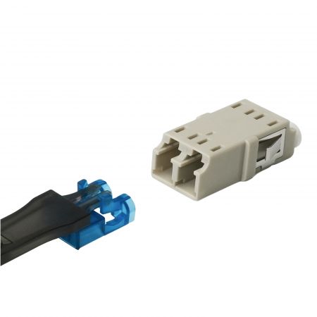 Giunto Fibra SC Simplex per Installazione Keystone Blu e Bianco Giunto Fibra SC Simplex per Installazione Keystone Blu e Bianco