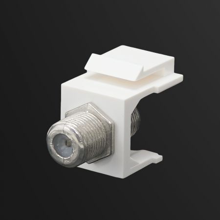 CATV F Bulkhead - Quick-Snap Bezel, CATV-F Connector