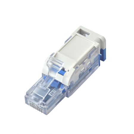 2-Way Cable Holder - ISO/IEC Cat 6A UTP PoE+ Field Termination Plug