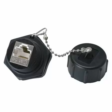 RJ-45 - RJ-45 to RJ-45 Cat 5e Keystone Jack (IP68)