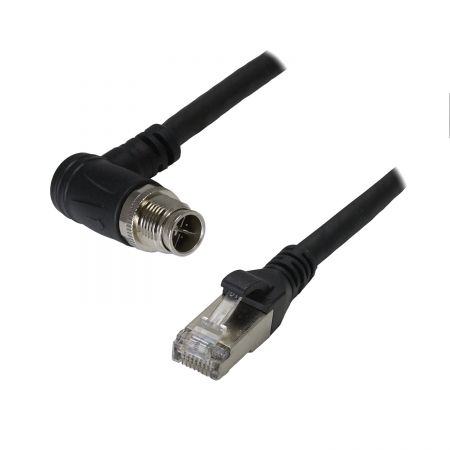 M12 Stecker L-Typ zu