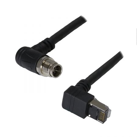 M12 Stecker L-Typ zu