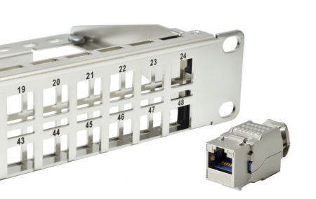 48-Port in 1RU - SP482M Series 48-Port in 1RU Patch Panels