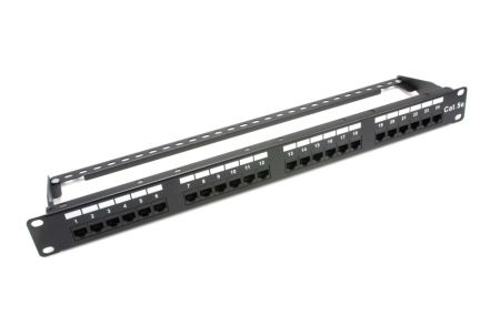 Modular Type - 1U 24-Port UTP Modular Patch Panel