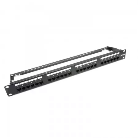 Category 5e - 1U 24-Port UTP Modular Patch Panel