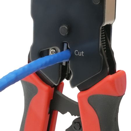 Rj44 Tools ↑Crimp |All-in-One Plug Crimper with Stripper and Cutter (007A8H03) – HCI