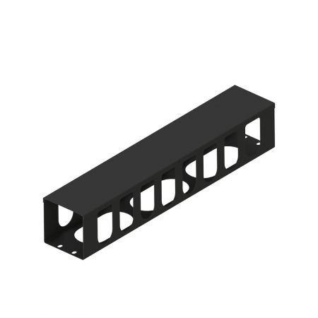 2U ducting-style wire management - 2U ducting-style wire management
88mm height