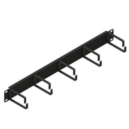 1U with metal hangers - 1U panel hole with 5 metal hangers
