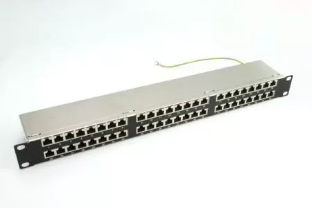 Category 5e - Cat 5e 1U 48-Port High Density STP Modular Patch Panel