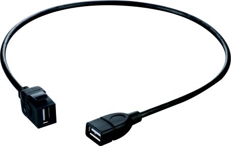 USB2.0,A-A Extension, Vertical Type Jack to Female Connector