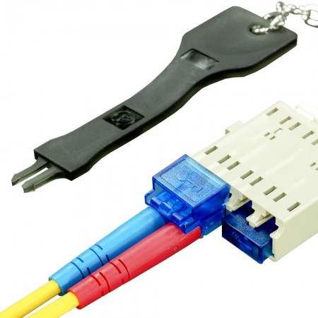 Security Lock for LC Duplex Adaptor and Connector - Duplex LC Security Lock
