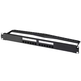 Category 6 - 1U 12-Port UTP Modular Patch Panel