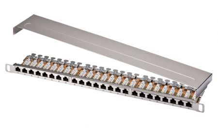 0.5U-24P - 0.5U 24-Port High Density STP Modular Patch Panel