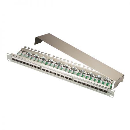Category 5e - Cat 5e 0.5U 24-Port High Density STP Modular Patch Panel