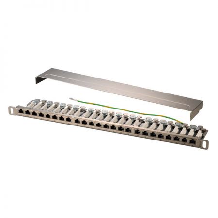 Category 6A - Cat 6A 0.5U 24-Port High Density STP Modular Patch Panel
