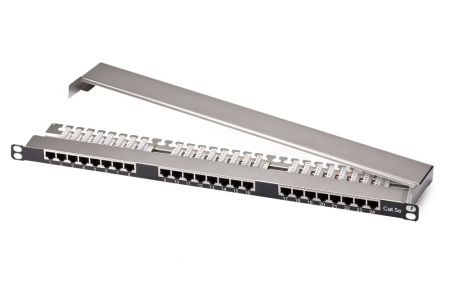0.5U-24P - 0.5U 24-Port High Density STP Modular Patch Panel