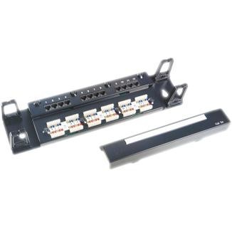 Category 6 - Wall Mount Moludar Type 12-Port UTP Modular Patch Panel