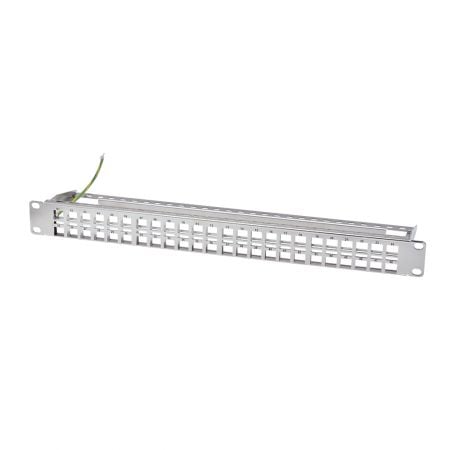 Snap-In Type Panel - 1U 48-Port High Density STP/UTP Snap-In Type Patch Panel